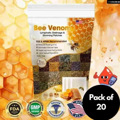 Vee Vesom Lymphatic Daiamage & Sliming Patches (20 Patches)